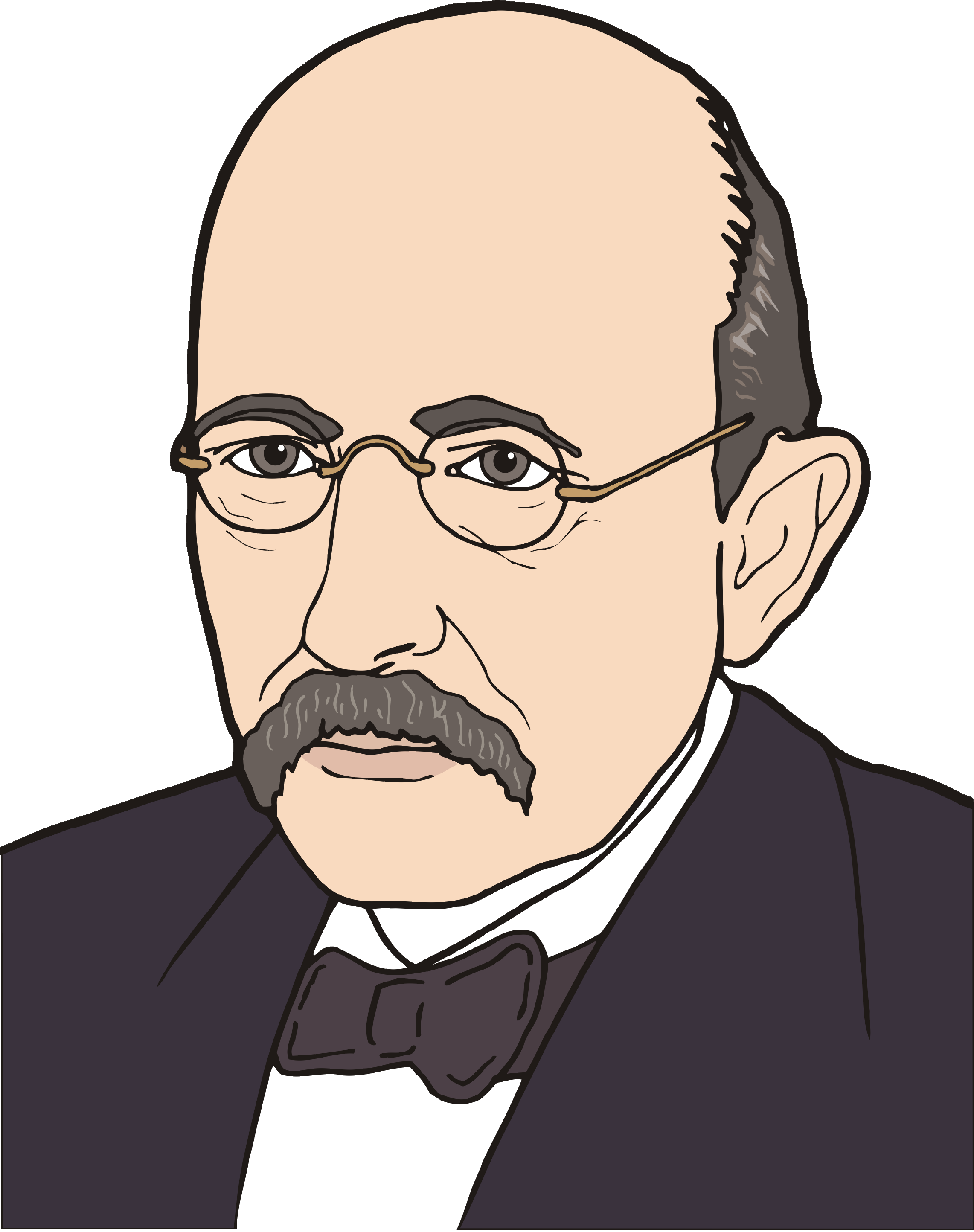 aged man but no white (hoary) head