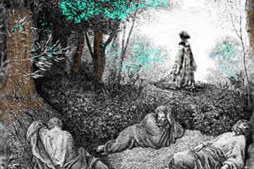 Jesus in Garden of Gethesame Lord's Prayer