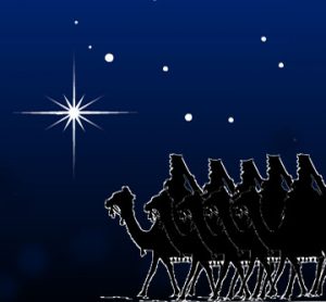5 wise men following star