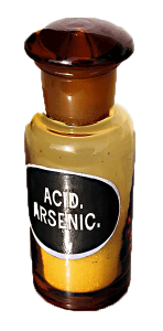 jar of acid arsenic