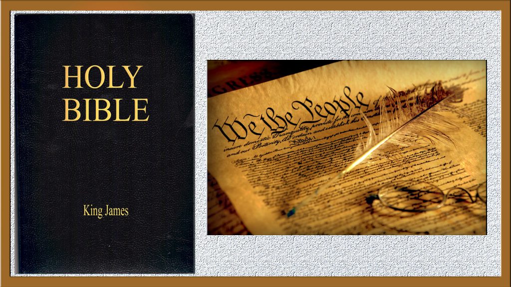 Image of KJ Bible and Constitution