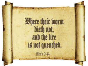 Scroll with Mark 9:44