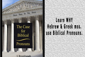 Learn WHY Hebrew & Greek mss. use Biblical Pronouns.