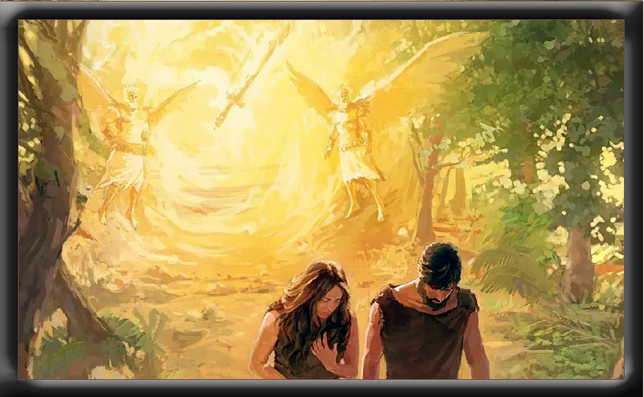 Adam and Eve banished from Garden